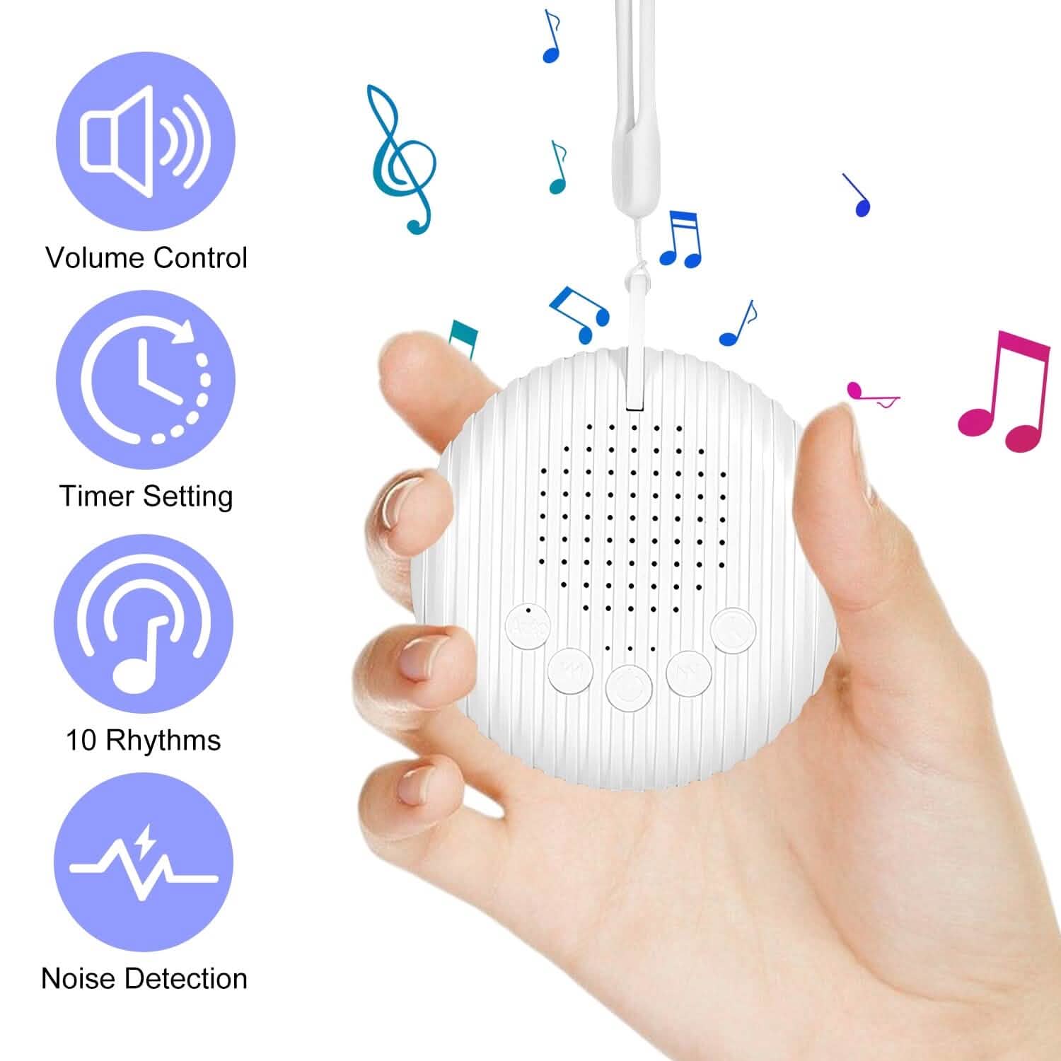 Portable White Noise Sound Machine for Sleep Aid