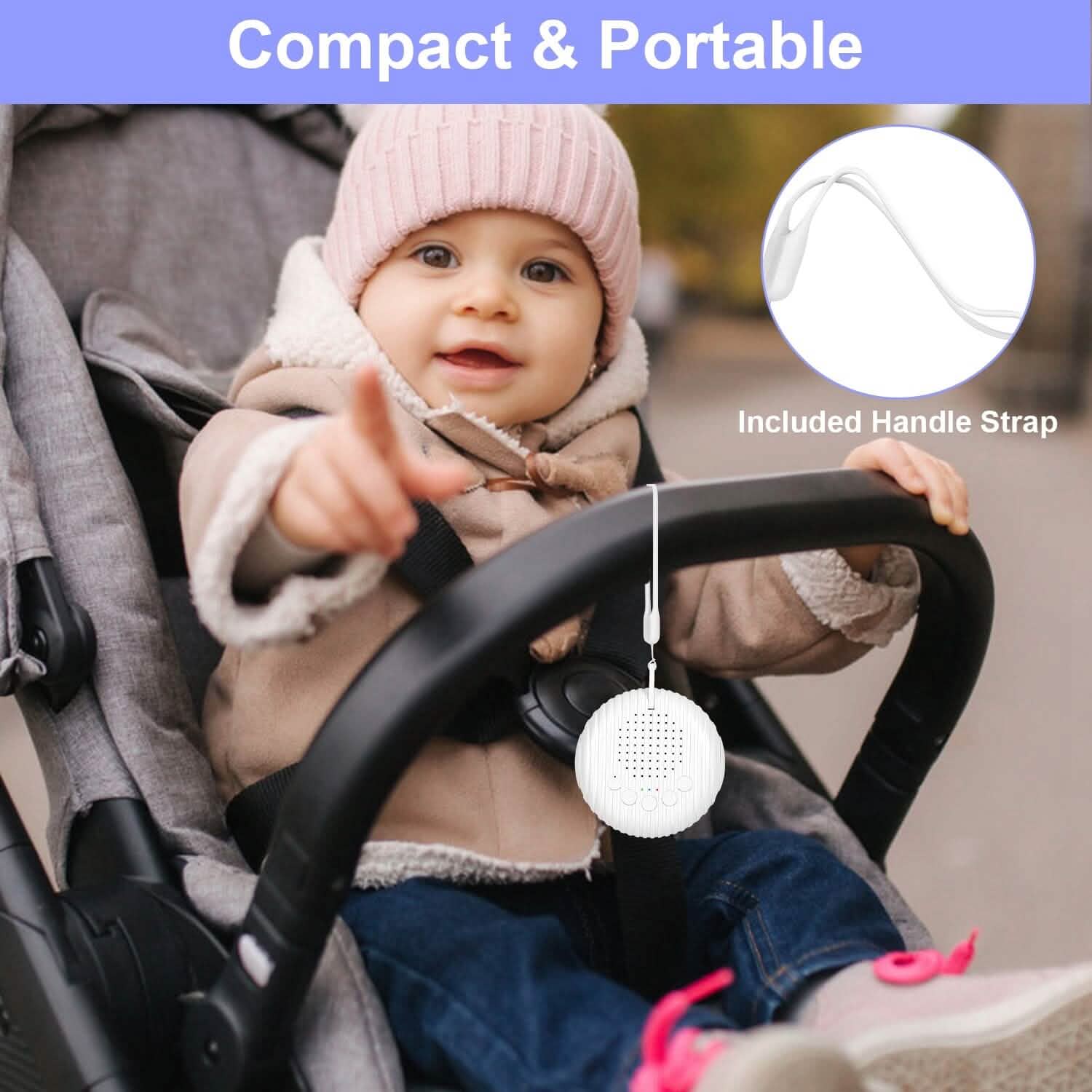 Portable White Noise Sound Machine for Sleep Aid